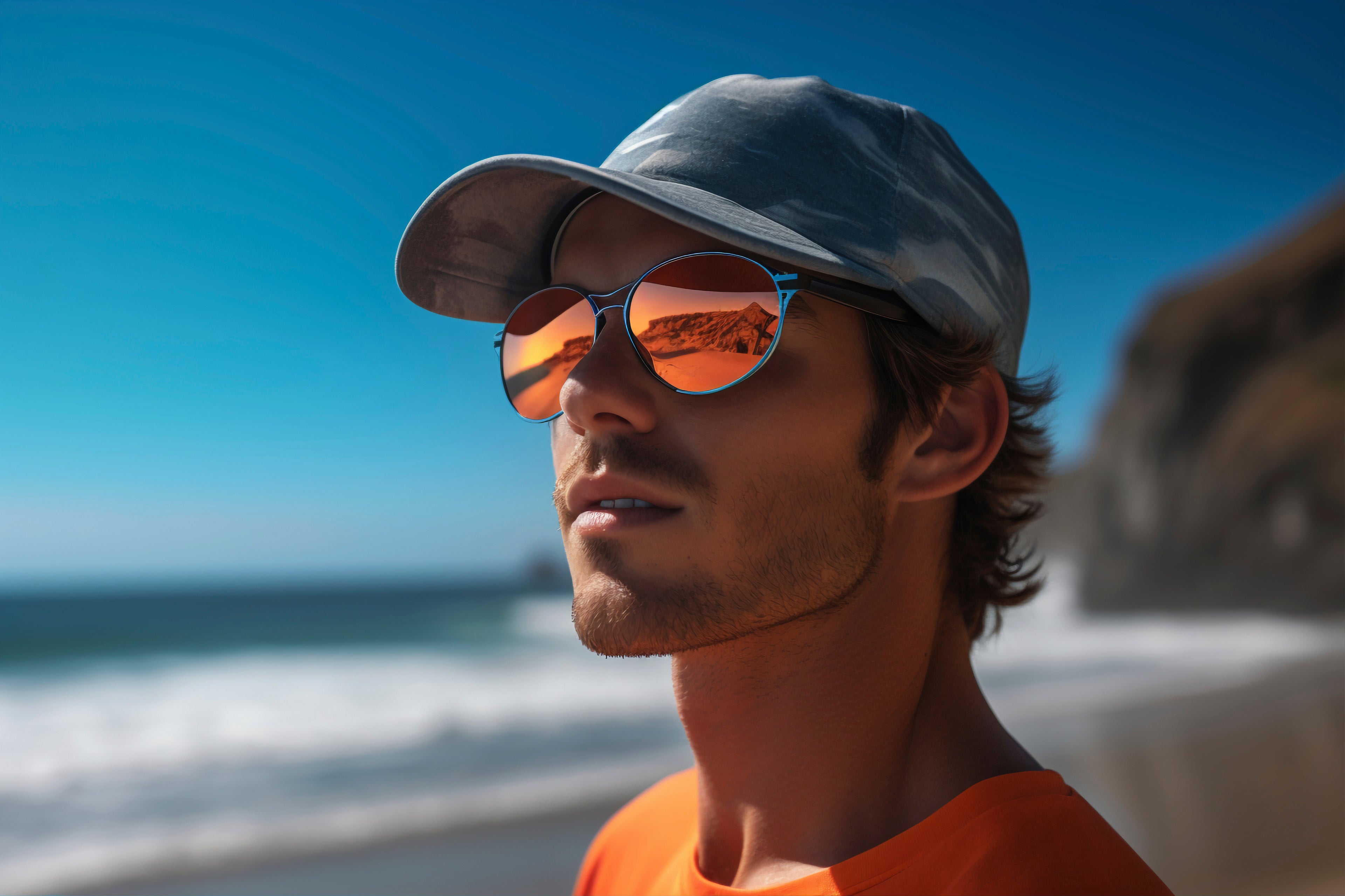 Coastal Explorer Sunglasses – Burnt Orange